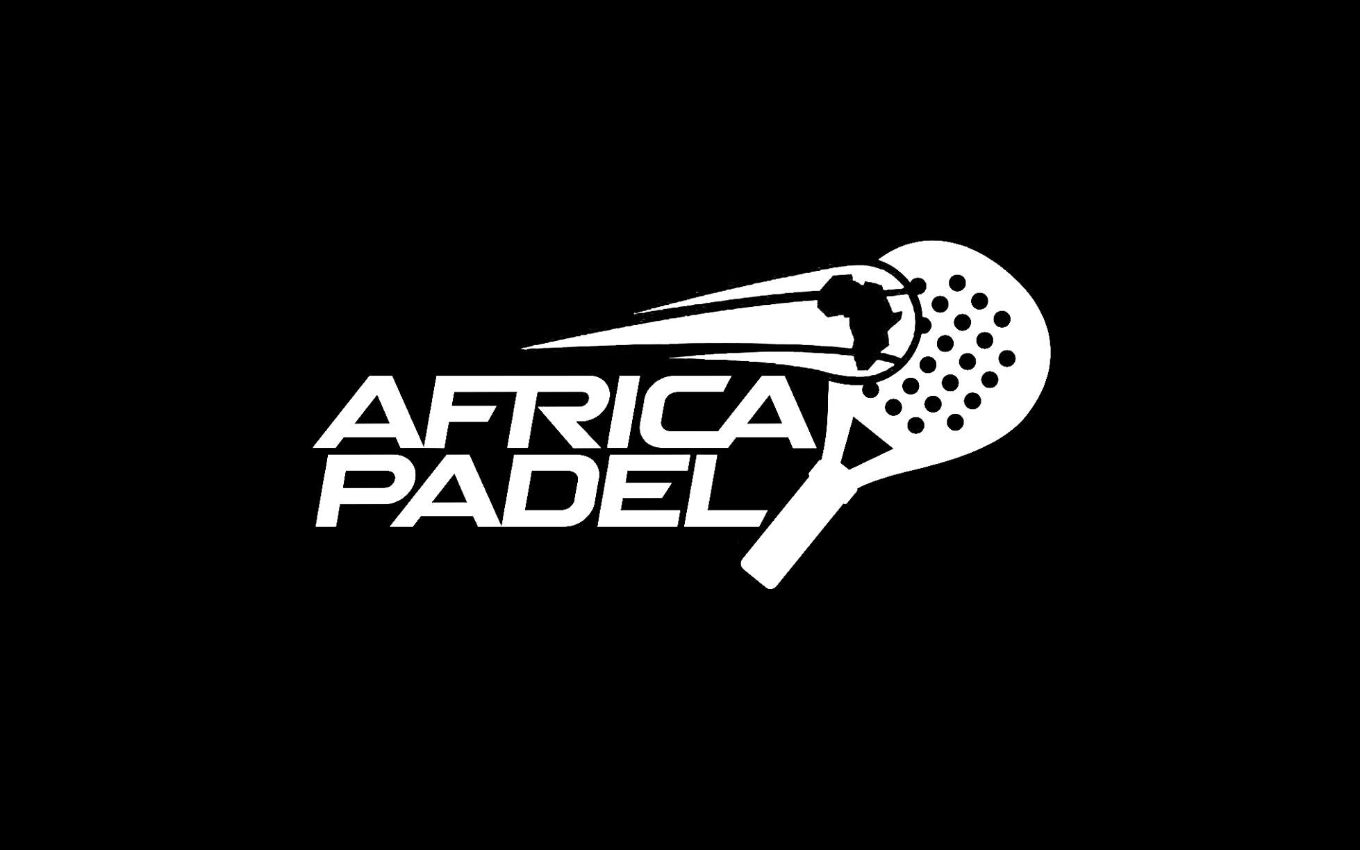 Africa Padel logo with paddle design