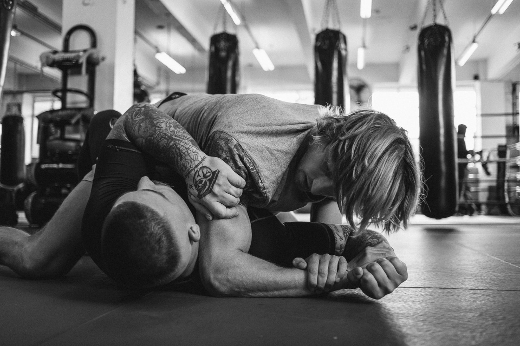 Martial arts training in gym by Cape Town photographer Casey Crafford